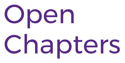 Open Chapters in purple text